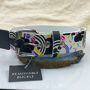 Vtg TILT Size Large Belt With Removable Belt Buckle.